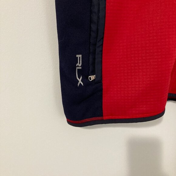 RLX Ralph Lauren Vest Mens XL Outdoors Red Blue Sports Zip Up Hike - Picture 7 of 14